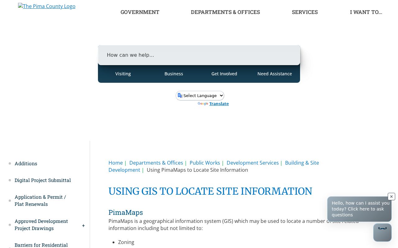 Oro Valley street directory guide to PimaMaps